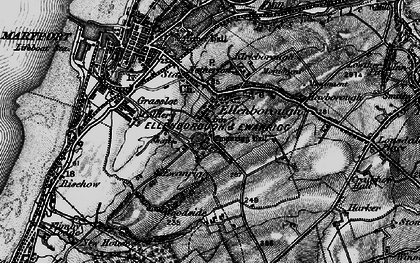 Old map of Ellenborough in 1897