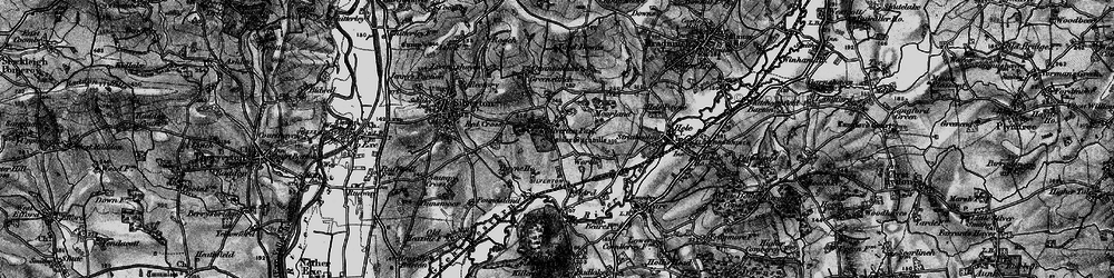 Old map of Ellerhayes in 1898