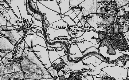 Old map of Ellerton in 1897