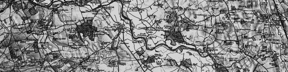 Old map of Ellerton in 1897