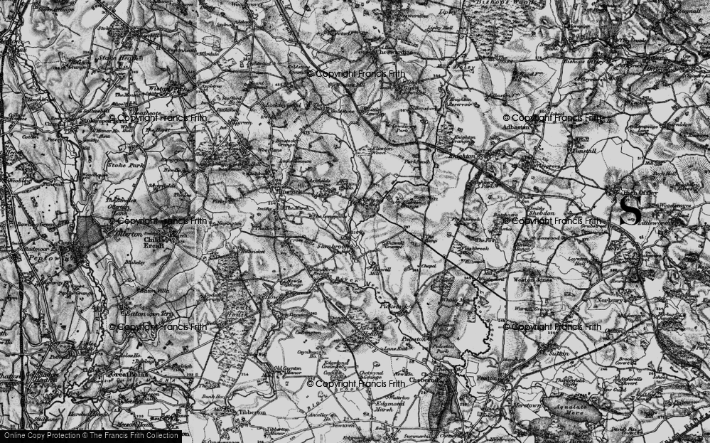 Old Map of Ellerton, 1897 in 1897