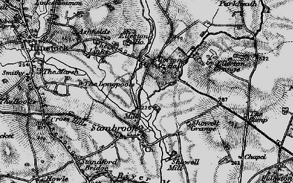 Old map of Ellerton in 1897