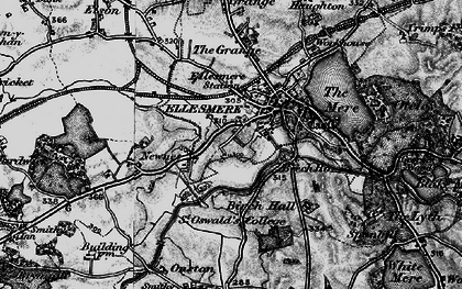 Old map of Ellesmere in 1897