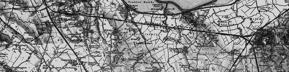 Old map of Ellesmere Port in 1896