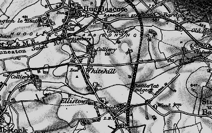 Old map of Ellistown in 1895