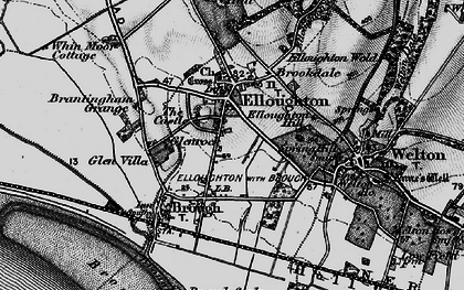 Old map of Elloughton in 1895