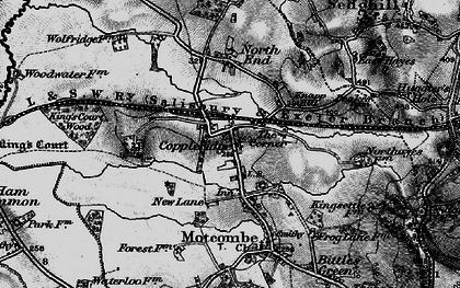 Old map of Elm Hill in 1898