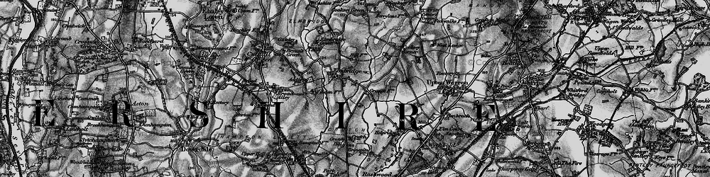 Old map of Elmbridge in 1898