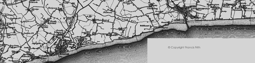 Old map of Elmer in 1895