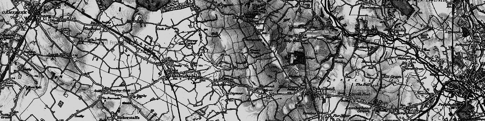 Old map of Elmers Green in 1896