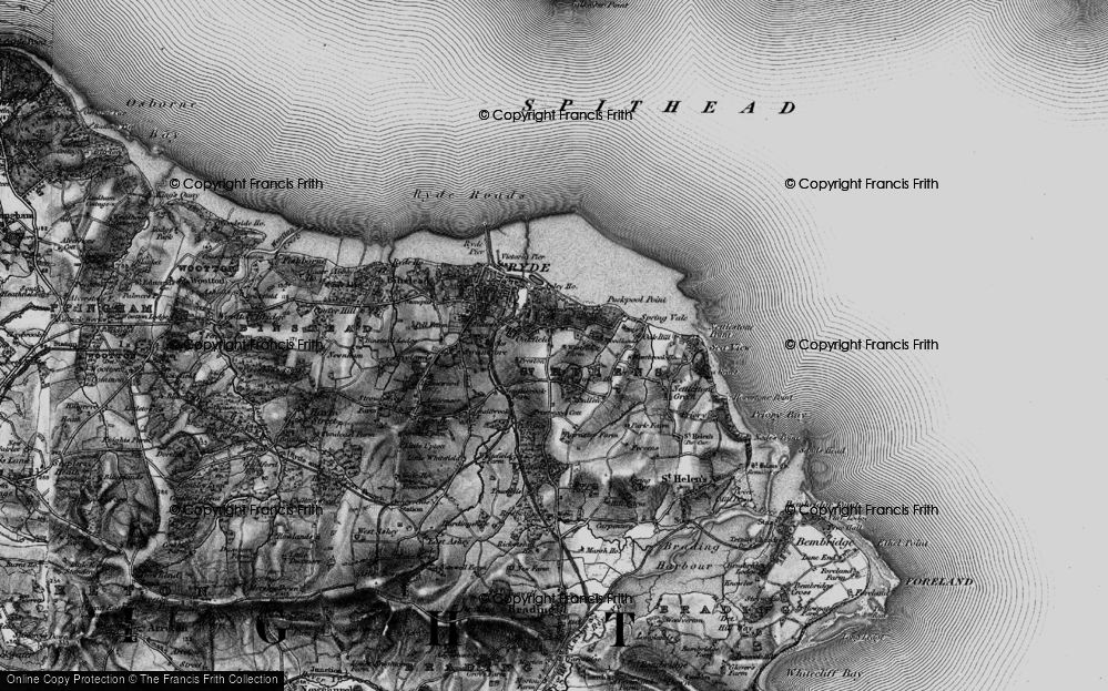 Old Map of Elmfield, 1895 in 1895