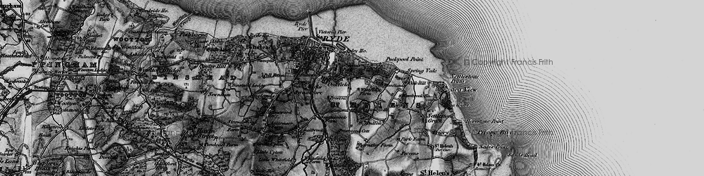 Old map of Elmfield in 1895
