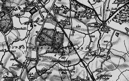 Old map of Elmhurst in 1898