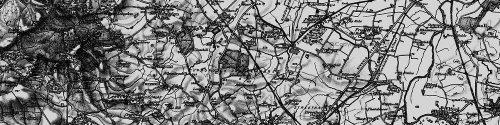 Old map of Hanch Resr in 1898