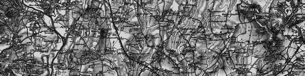 Old map of Elmley Lovett in 1898
