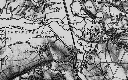 Old map of Elms Green in 1899