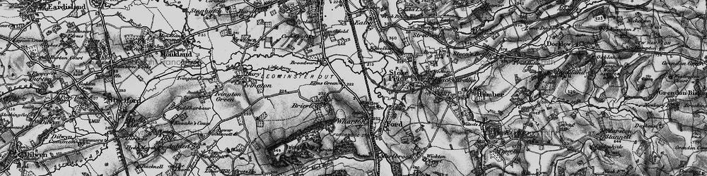 Old map of Elms Green in 1899