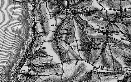 Old map of Elmscott in 1896