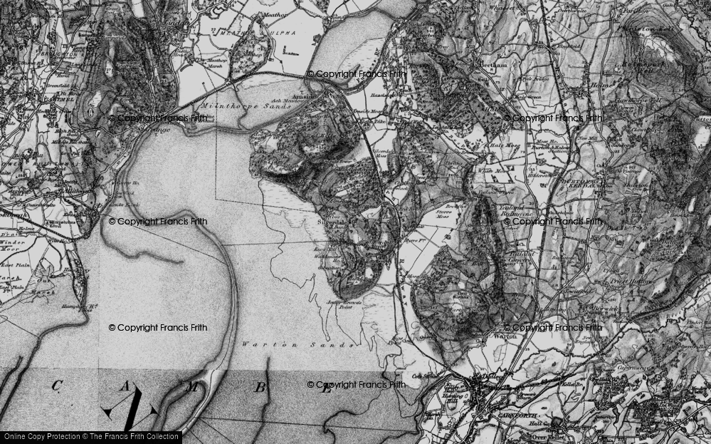 Old Map of Elmslack, 1898 in 1898