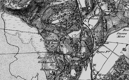 Old map of Elmslack in 1898
