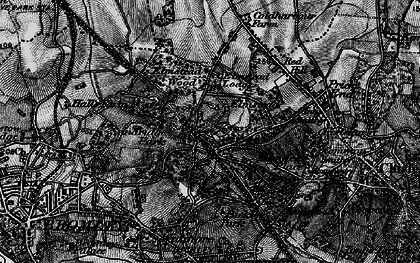 Old map of Elmstead in 1895