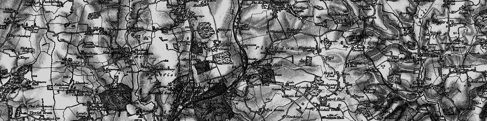 Old map of Elsenham in 1895