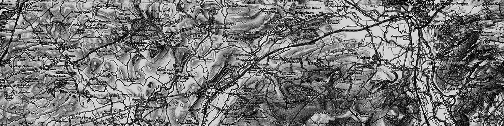 Old map of Elslack in 1898