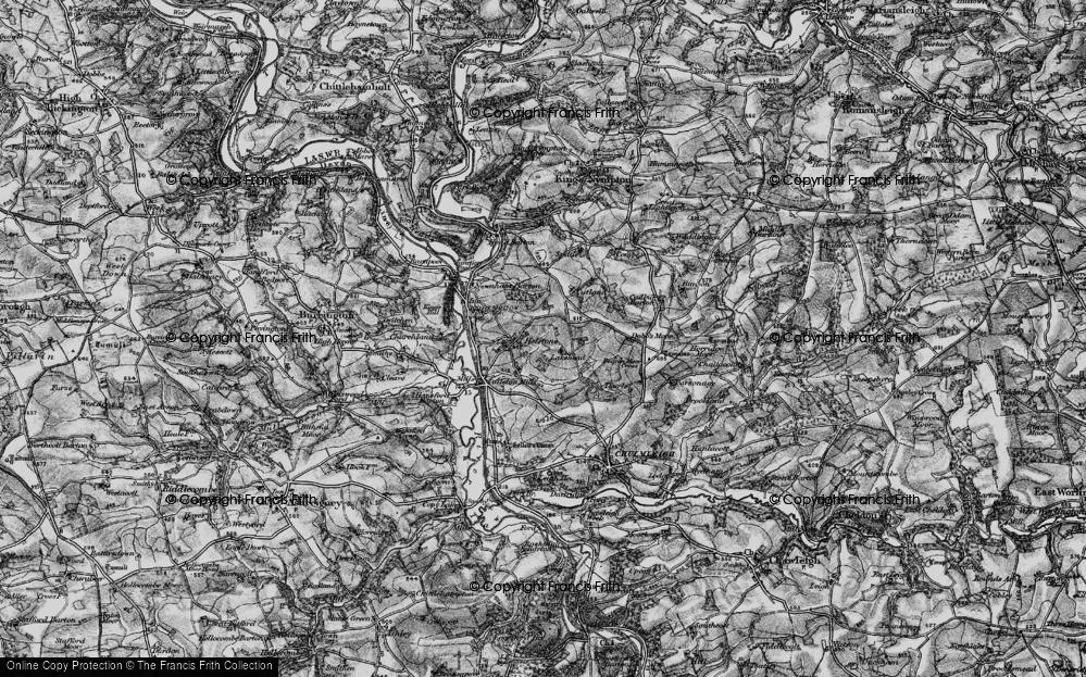 Old Map of Elstone, 1898 in 1898