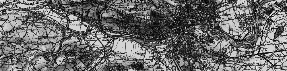 Old map of Elswick in 1898