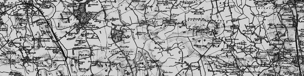 Old map of Elswick Leys in 1896