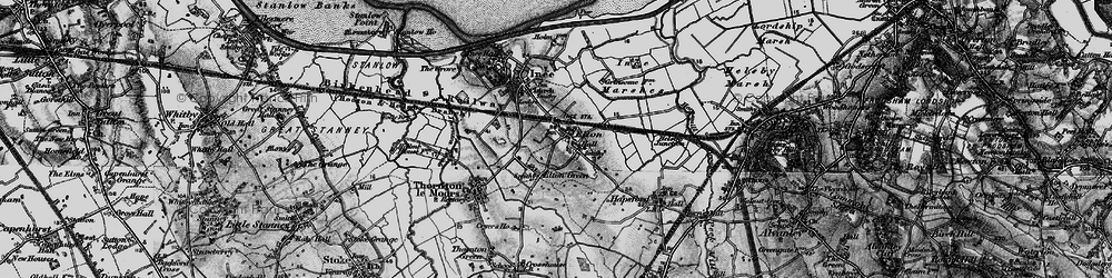 Old map of Elton Green in 1896