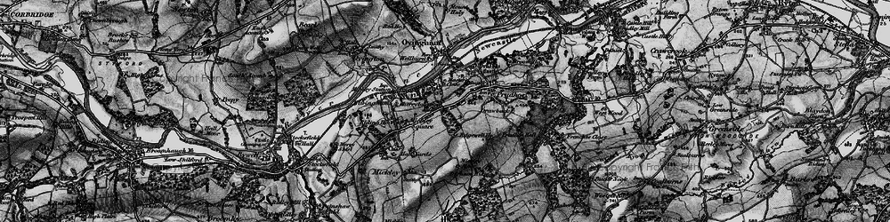 Old map of Eltringham in 1898