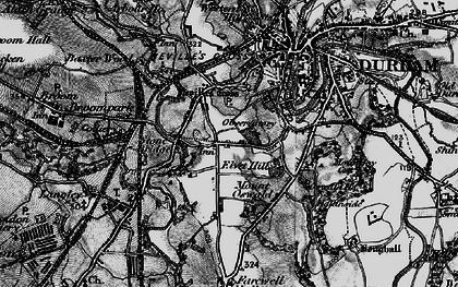 Old map of Elvet Hill in 1898