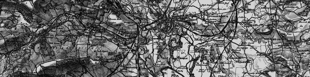 Old map of Elvet Hill in 1898
