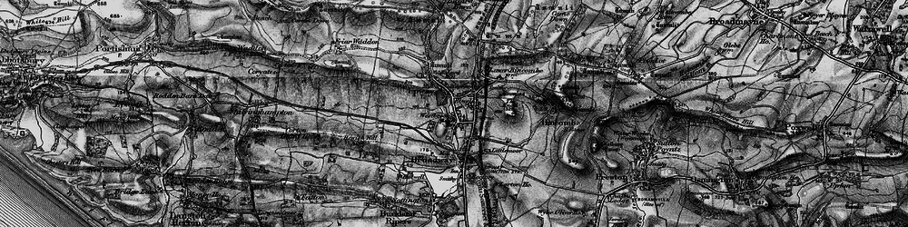Old map of Elwell in 1897