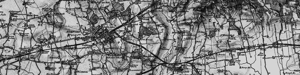 Old map of Emerson Park in 1896