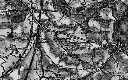 Old map of Emmett Carr in 1896