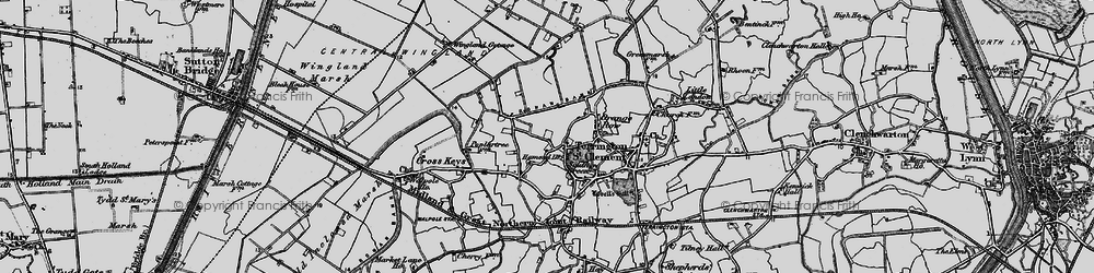 Old map of Emorsgate in 1893
