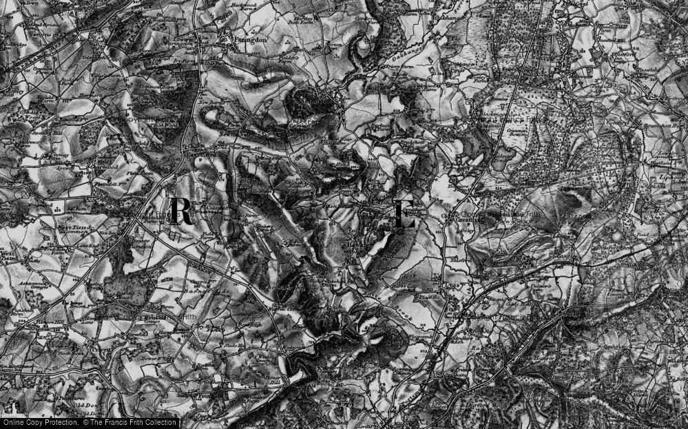 Old Map of Empshott Green, 1895 in 1895