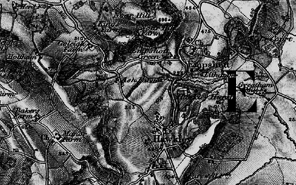 Old map of Empshott Green in 1895