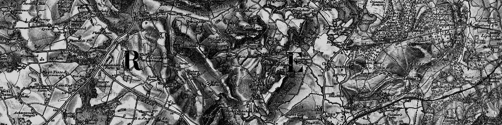Old map of Empshott Green in 1895