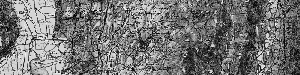 Old map of Endmoor in 1898