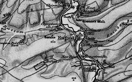 Old map of Enford in 1898