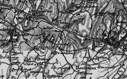 Old map of Engedi in 1899