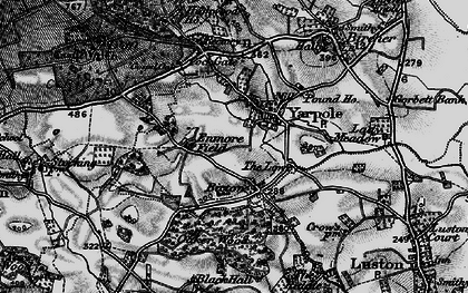 Old map of Enmore Field in 1899