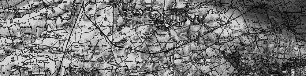 Old map of Toft Hill in 1898