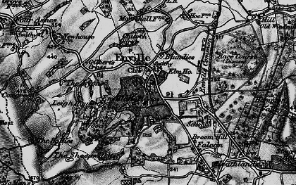 Old map of Enville in 1899
