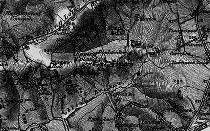 Old map of Epping Upland in 1896