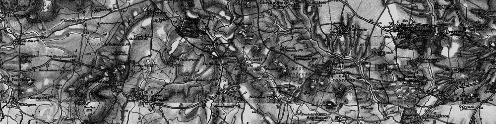 Old map of Broom Hill in 1896
