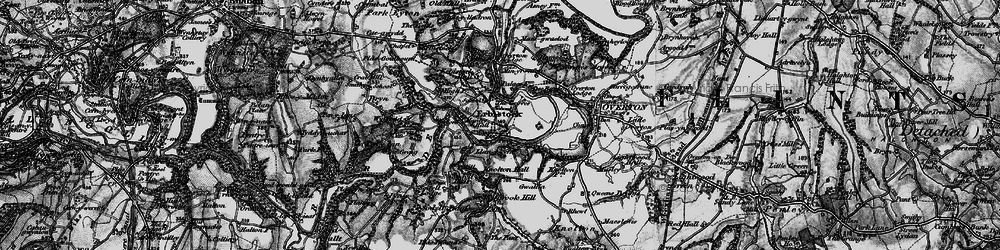 Old map of Erbistock in 1897
